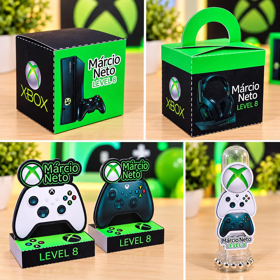 Arquivo de Corte Kit Festa Gamer Video Game 6 1