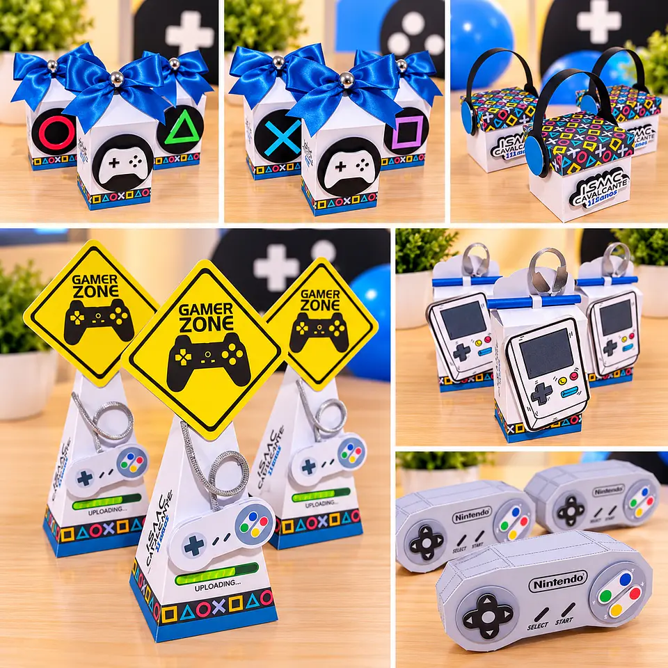 Arquivo de Corte Kit Festa Gamer Video Game 5 1