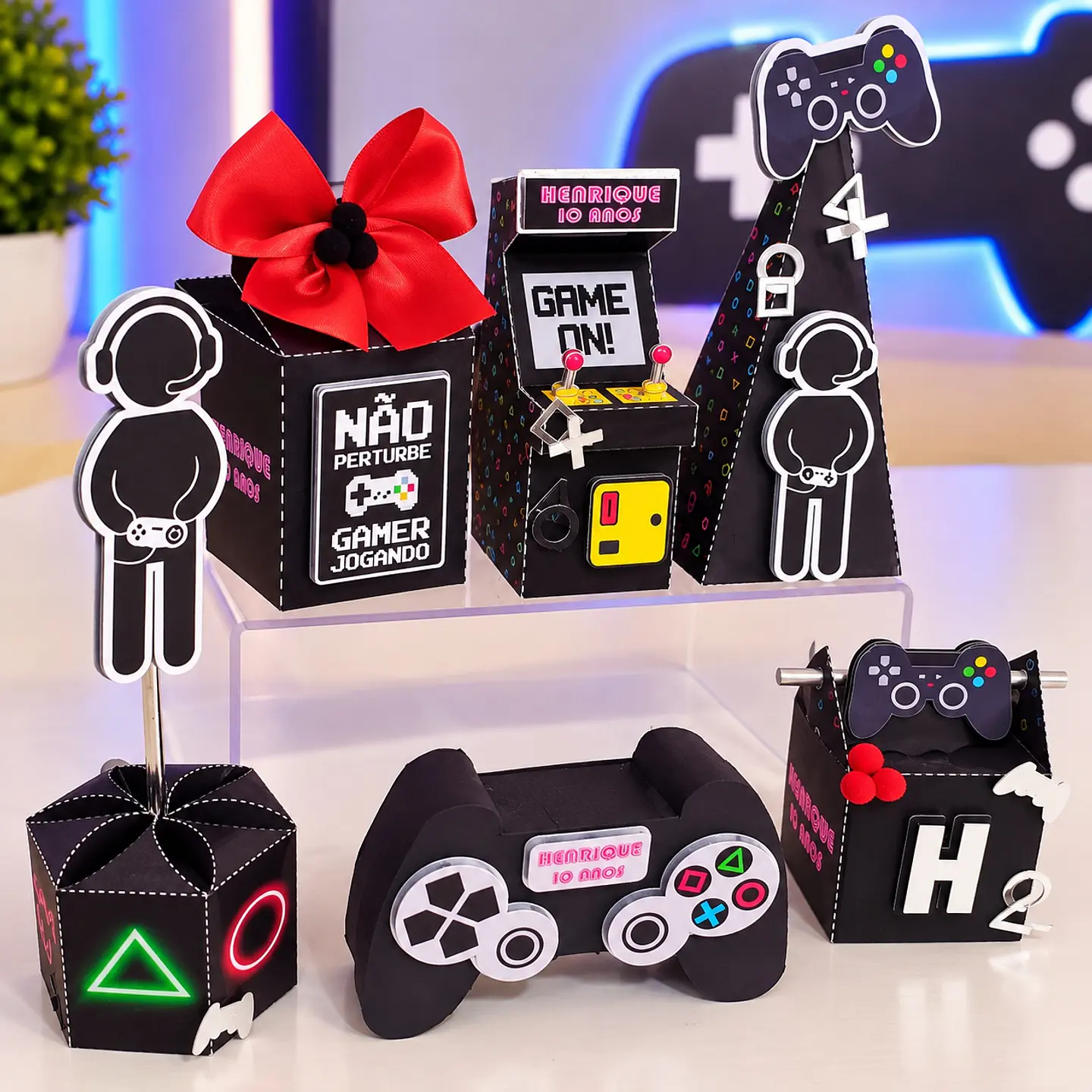 Arquivo de Corte Kit Festa Gamer Video Game 3 1