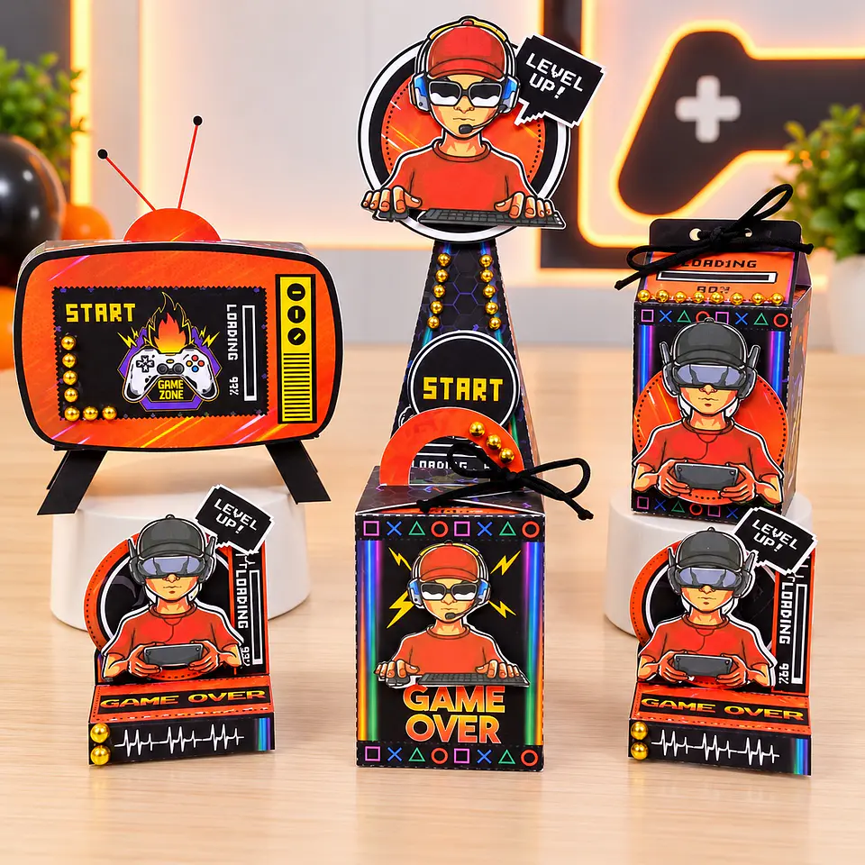 Arquivo de Corte Kit Festa Gamer Video Game 2 1