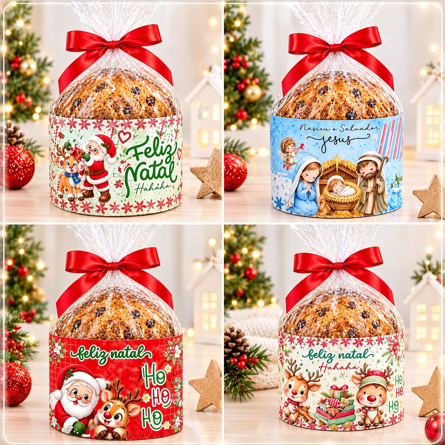 Arquivo de Corte Cinta Panetone 400G Natal 6 1