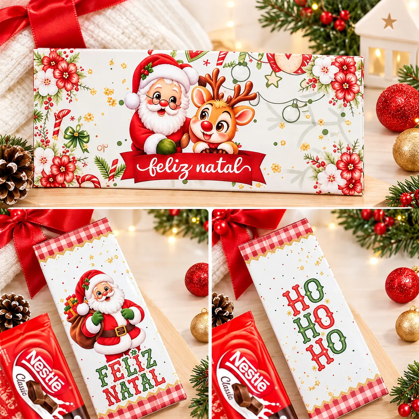 Arquivo de Corte Barra Chocolate Natal 4 1