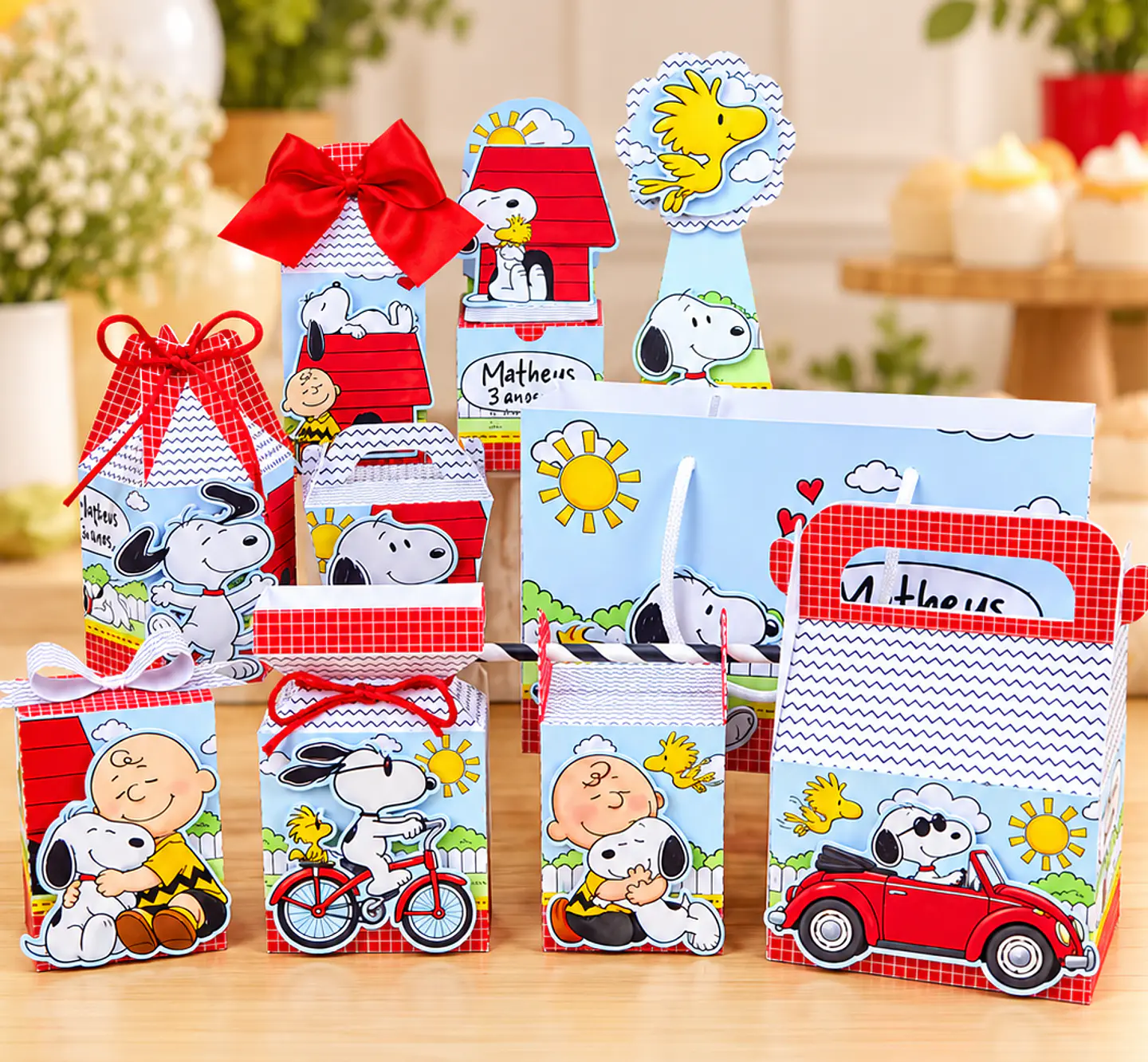 Arquivo de Corte Kit Festa Snoopy 1 1