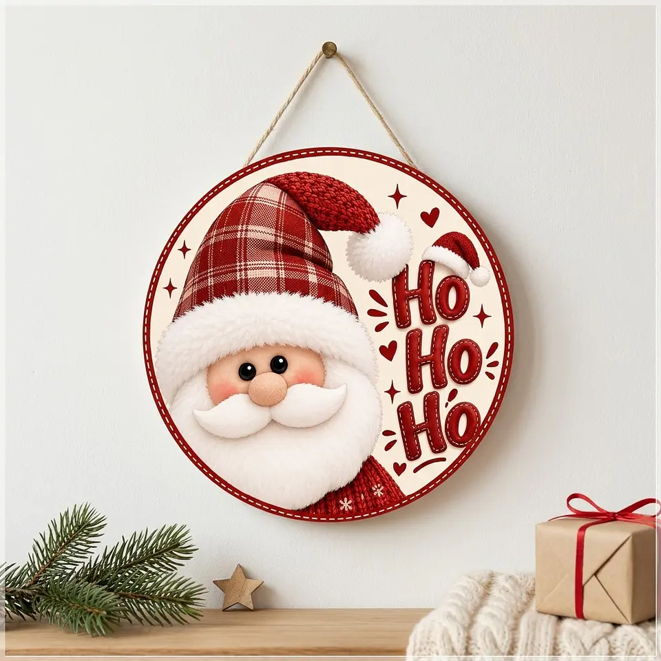 Arquivo de Corte Placa Decorativa Natal 6 1