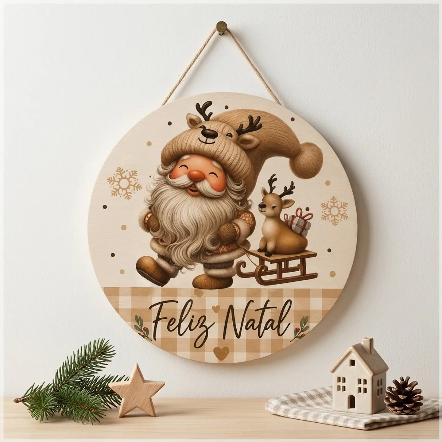 Arquivo de Corte Placa Decorativa Natal 3 1