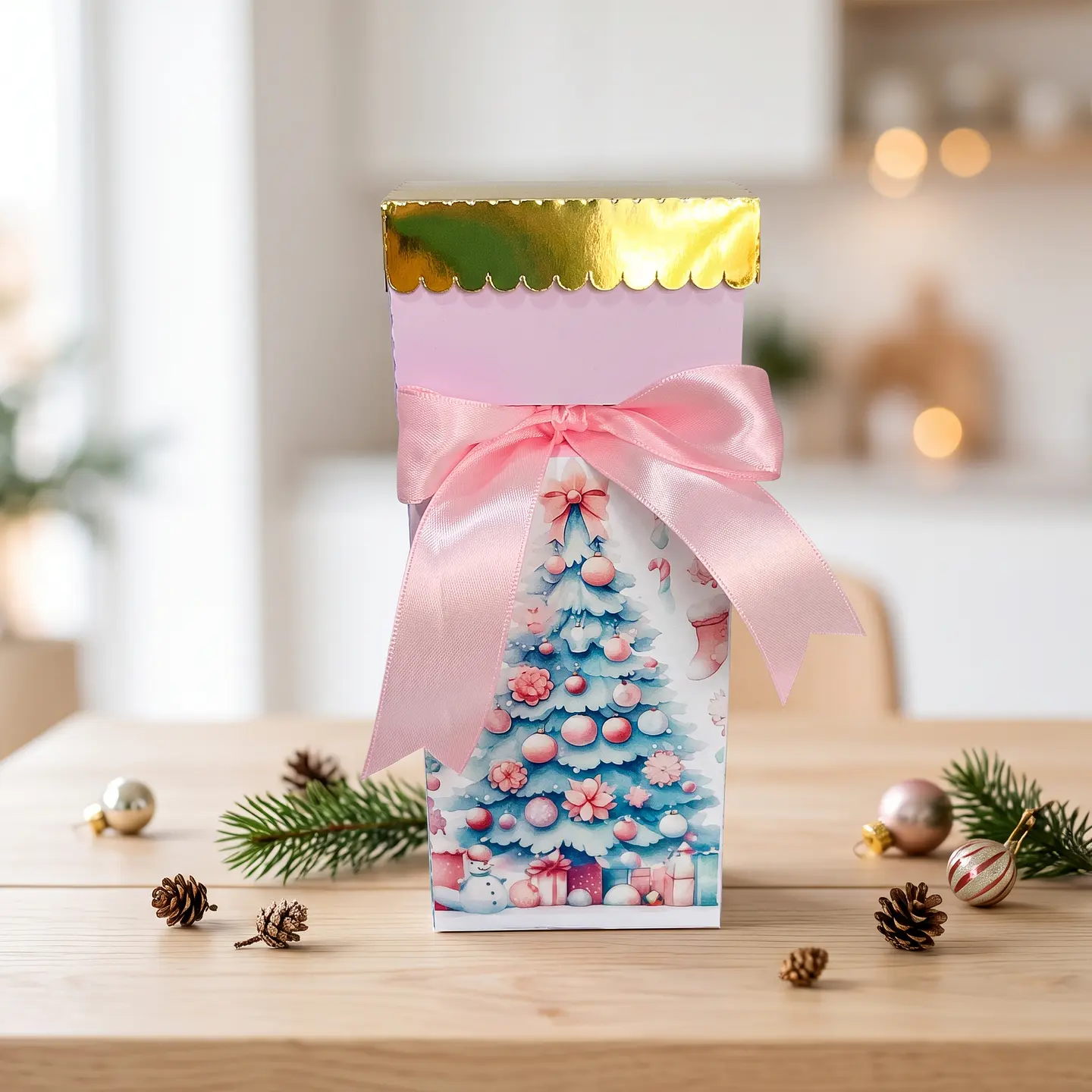 Arquivo de Corte Caixa Árvore Natal 5 1