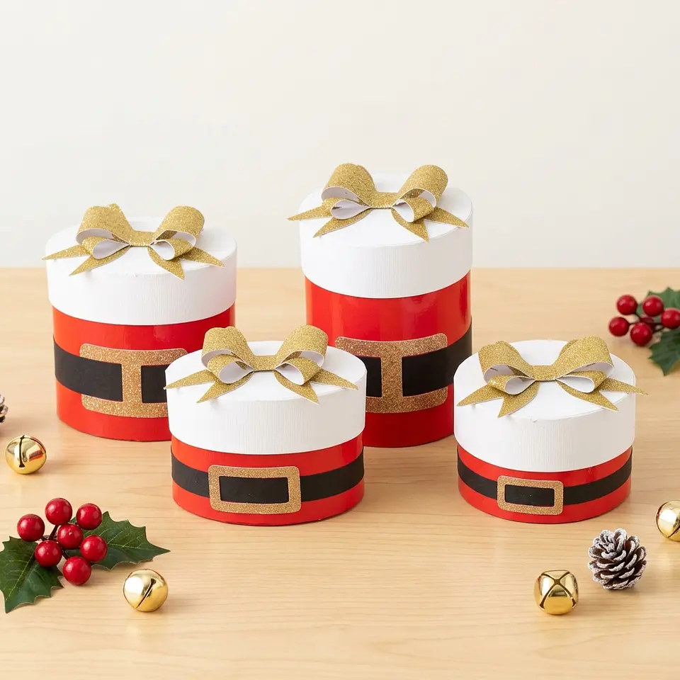 Arquivo de Corte Combo Caixa de Presente Natal 1 1