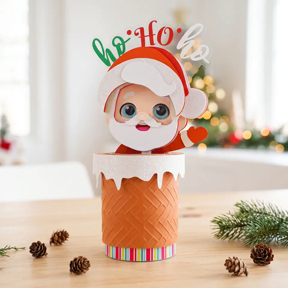 Arquivo de Corte Caixas Multiuso Pringles Papi Noel Natal 3 1