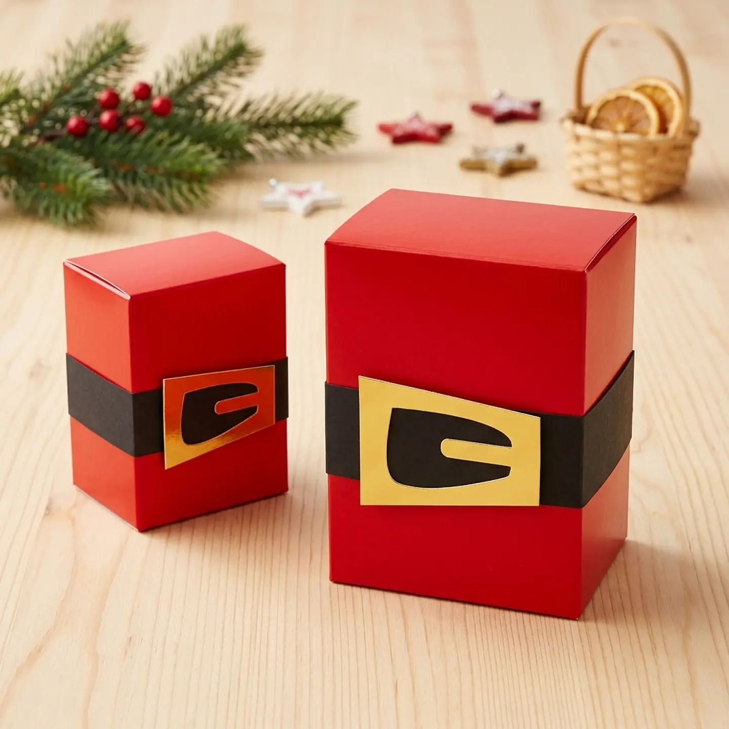 Arquivo de Corte Caixas Multiuso 3D Santa Box Natal 103 1