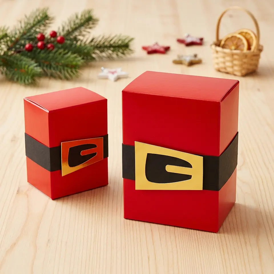 Arquivo de Corte Caixas Multiuso 3D Santa Box Natal 103 1