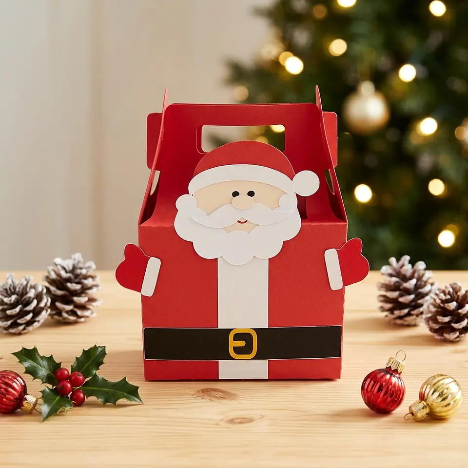 Arquivo de Corte Caixas Multiuso Cx Lancheira Papai Noel Natal 111 1