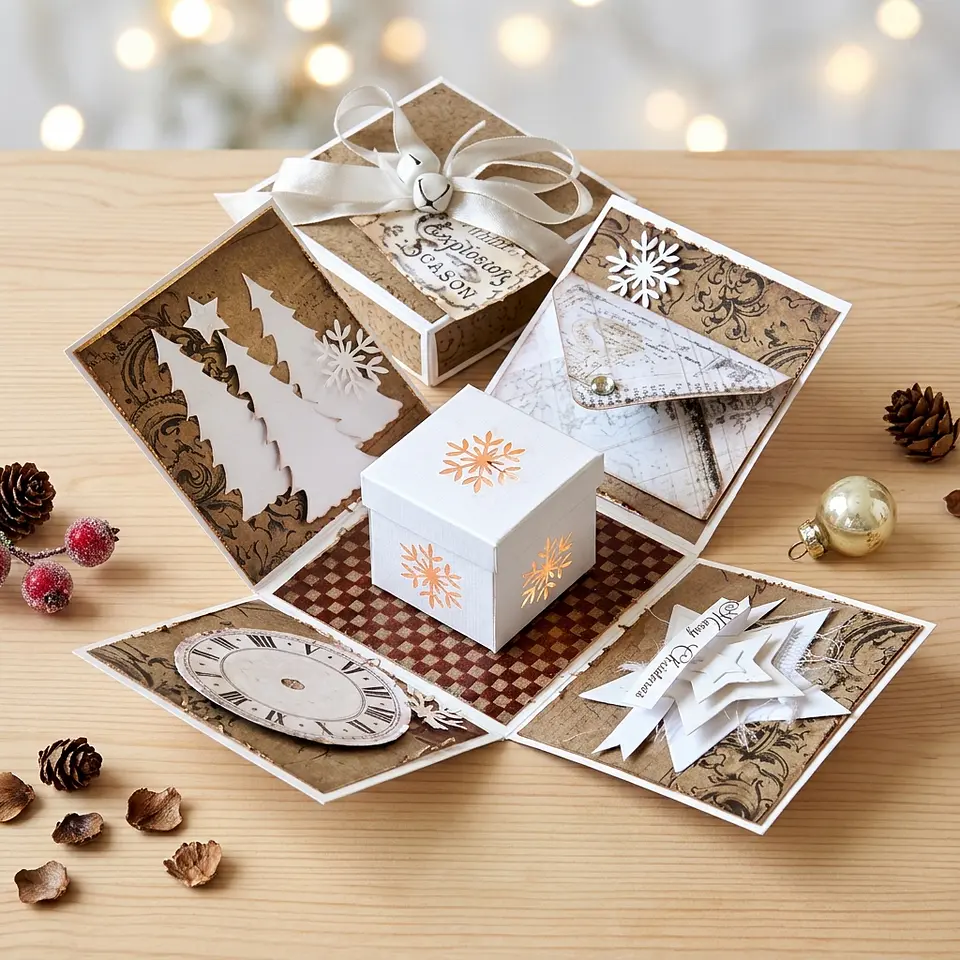Arquivo de Corte Caixa Sorpresa Navidad Natal 107 1