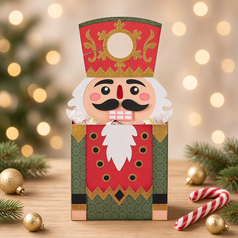 Arquivo de Corte Caixas Multiuso Quebra Nozes Nutcracker Natal 11 1