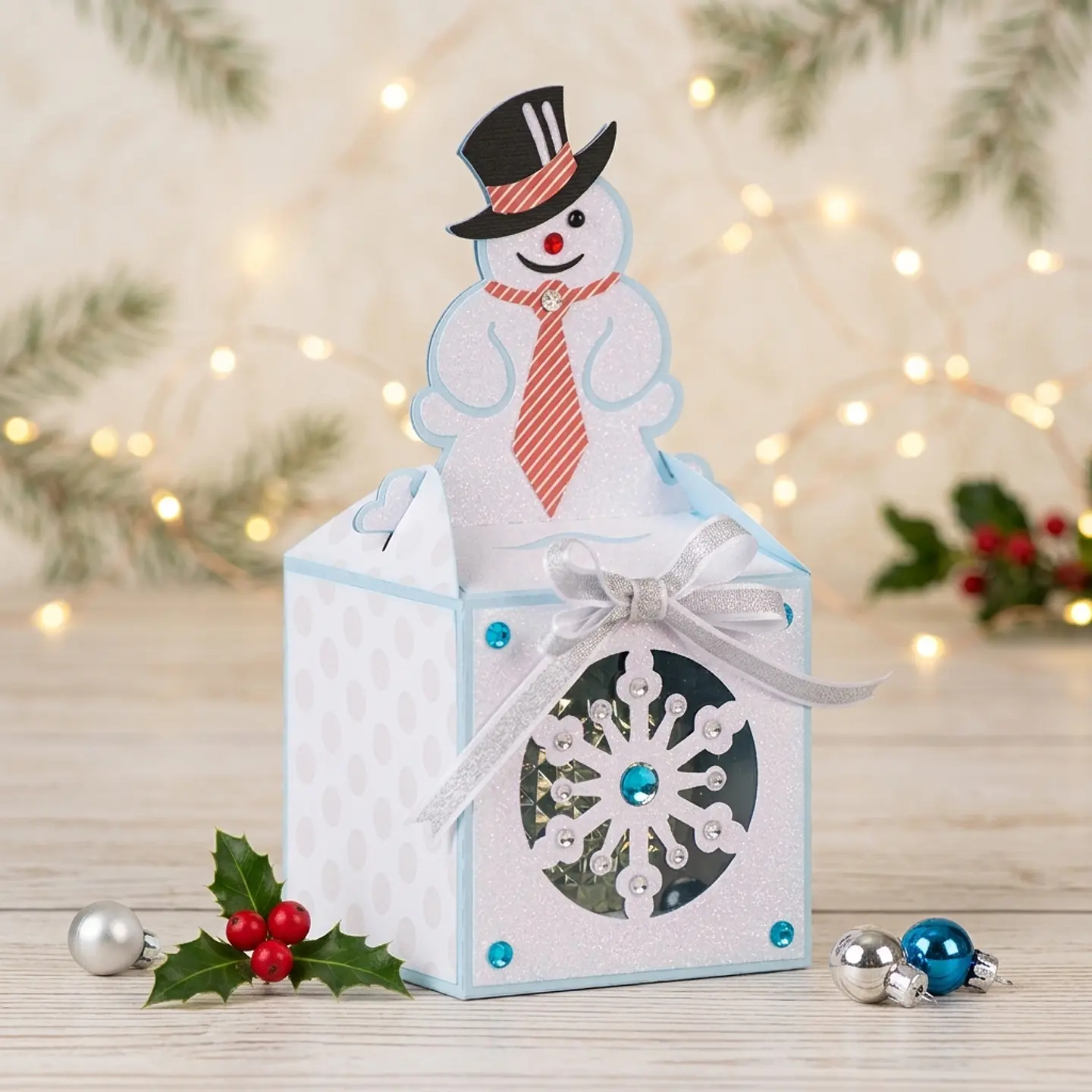 Arquivo de Corte Caixas Multiuso Caixinha Boneco de Neve Natal 9 1