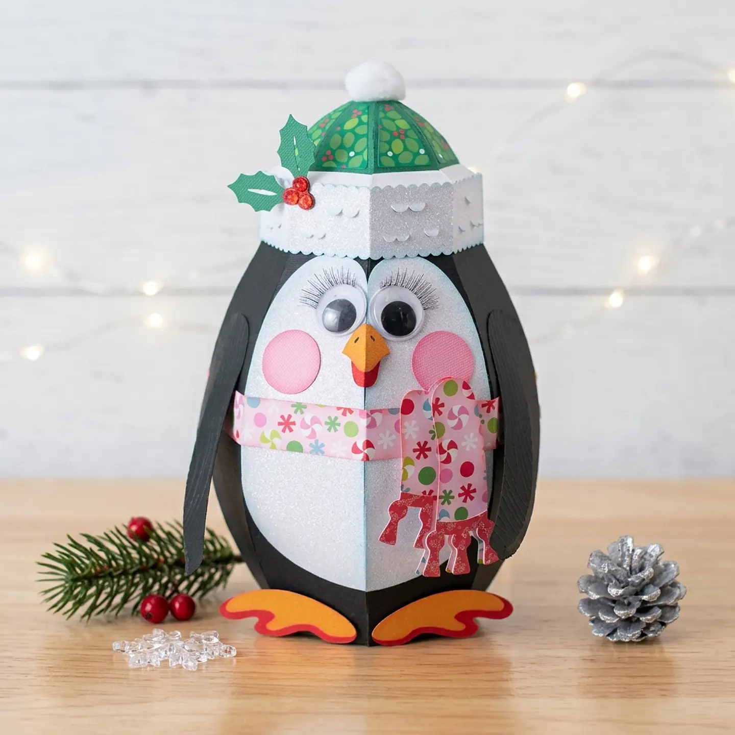 Arquivo de Corte Caixa Pinguim Natal 8 1