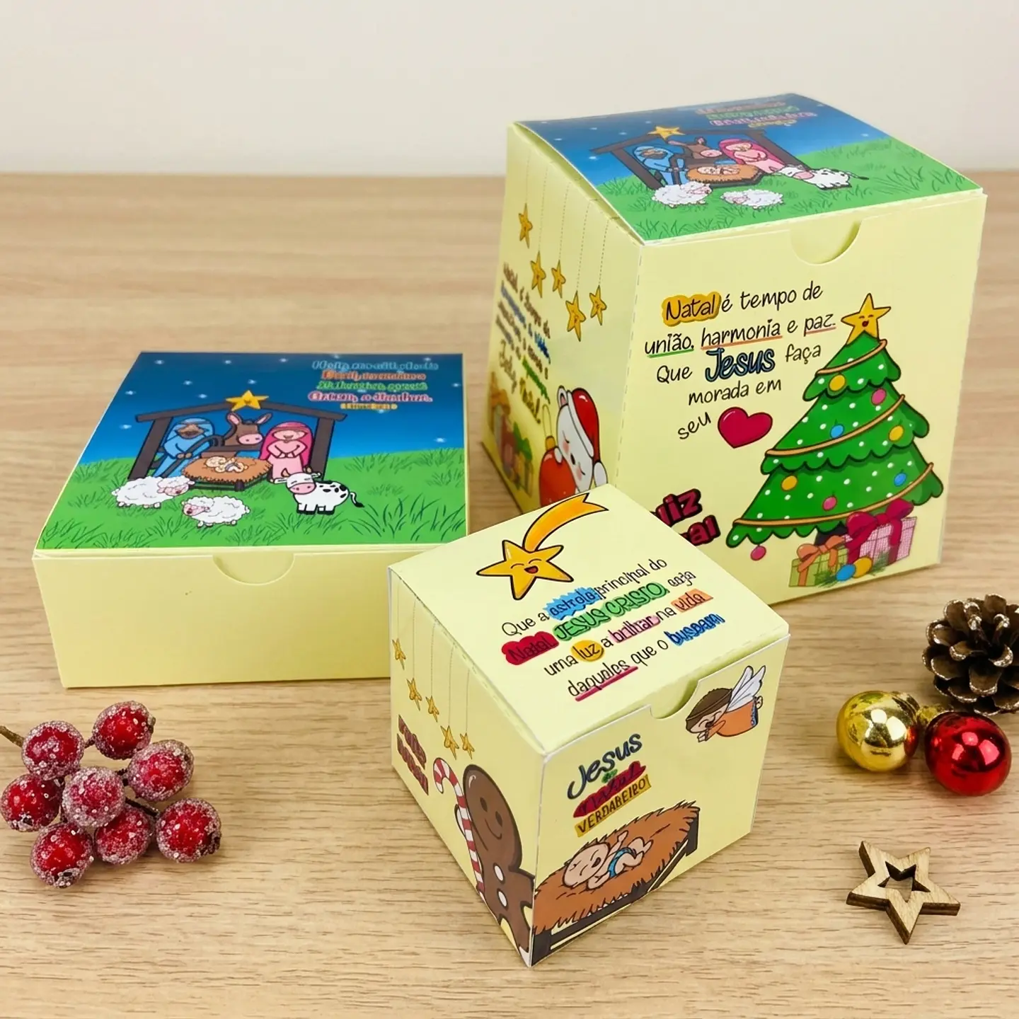 Arquivo de Corte Caixas Multiuso Caixinhas Natal 2 1