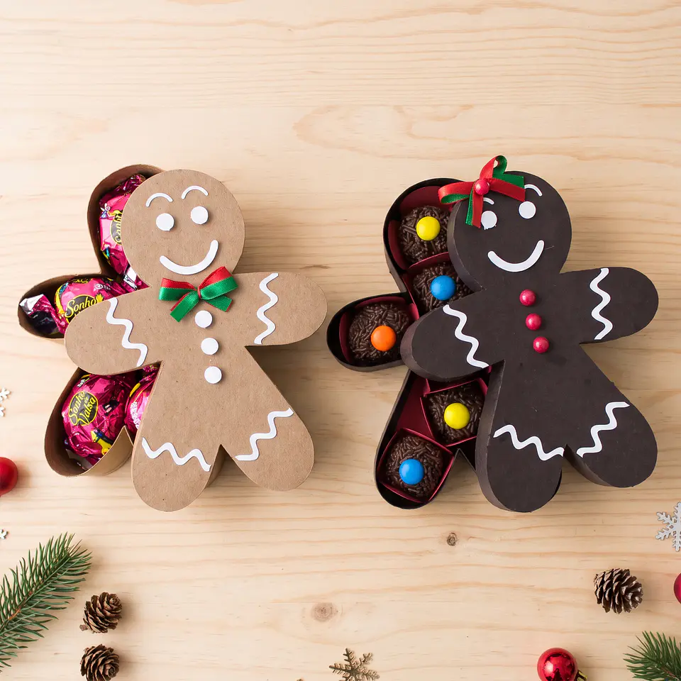 Arquivo de Corte Caixas Multiuso Biscoito Natal 2 1