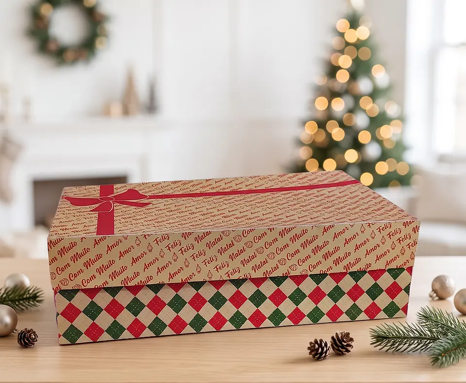 Arquivo de Corte Caixa Presente Natal 11 1