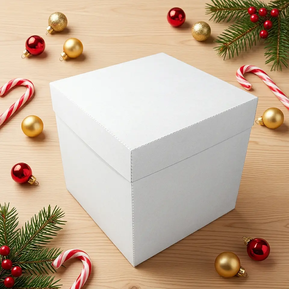 Arquivo de Corte Caixas Multiuso Box Cx Cubo Simples Natal 4 1