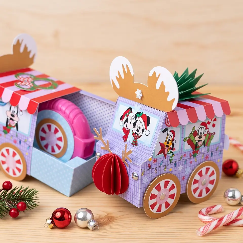 Arquivo de Corte Caixas Multiuso Mini Truck Porta Hubba Bubba Natal 1 1