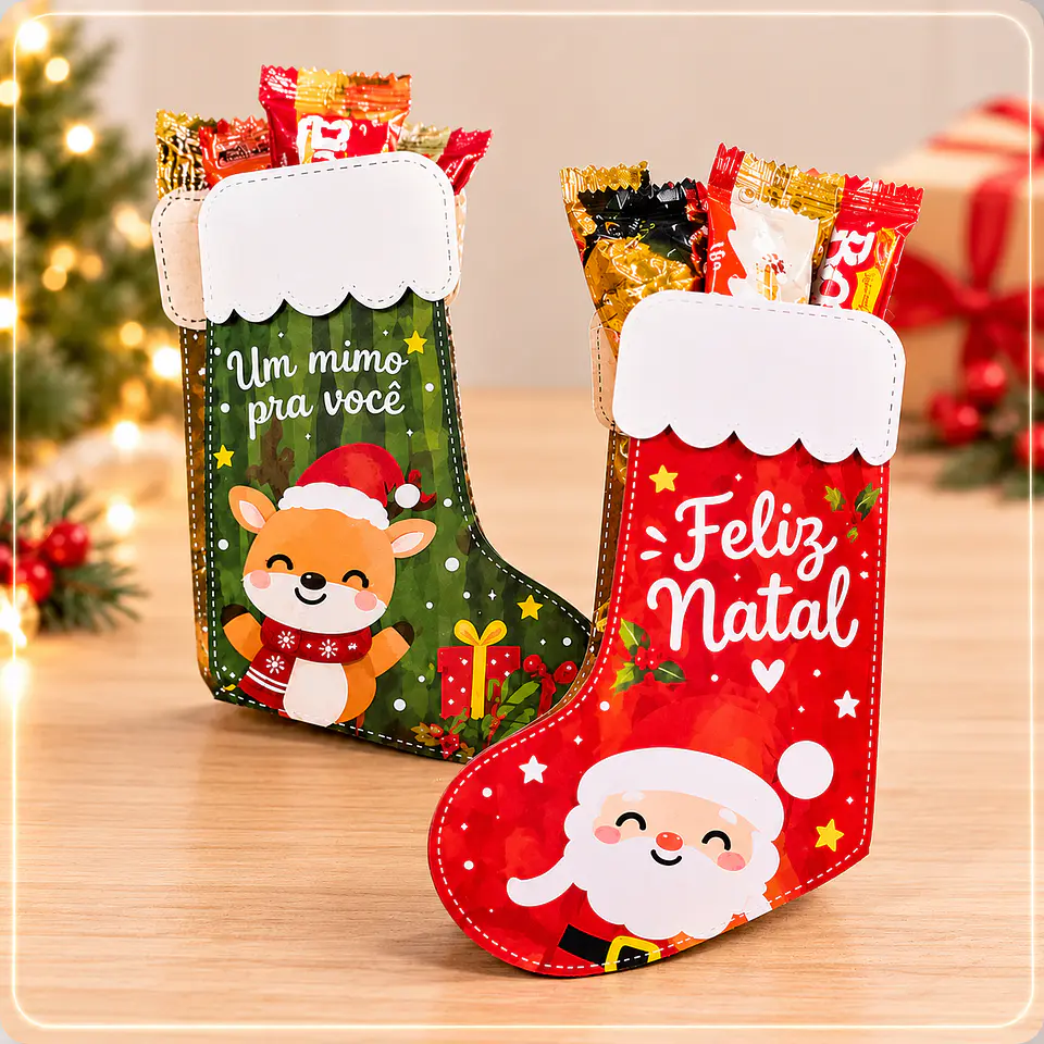 Arquivo de Corte Botinha de Natal 4 1