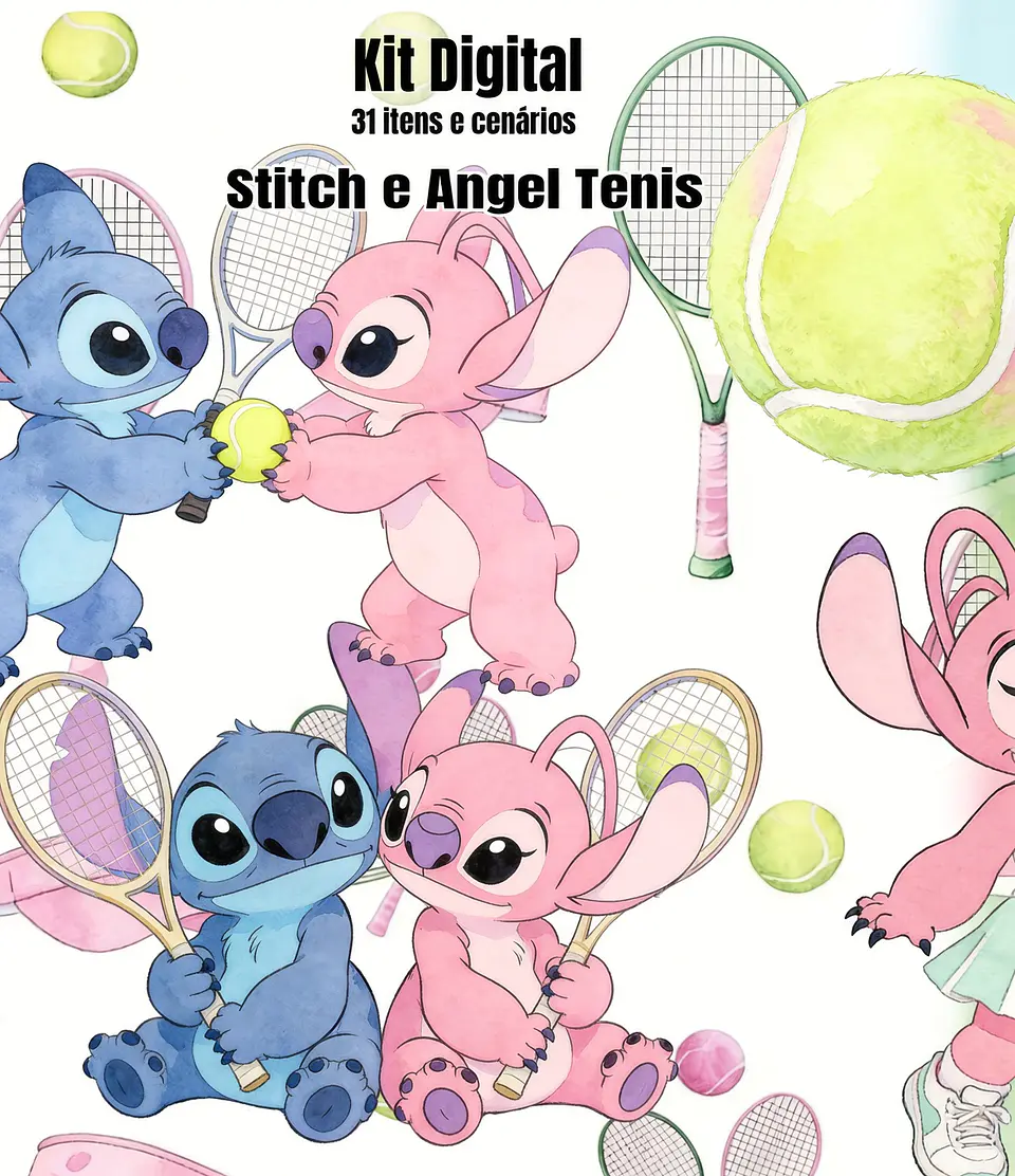 Kit Digital Stitch e Angel Tenis 278 1