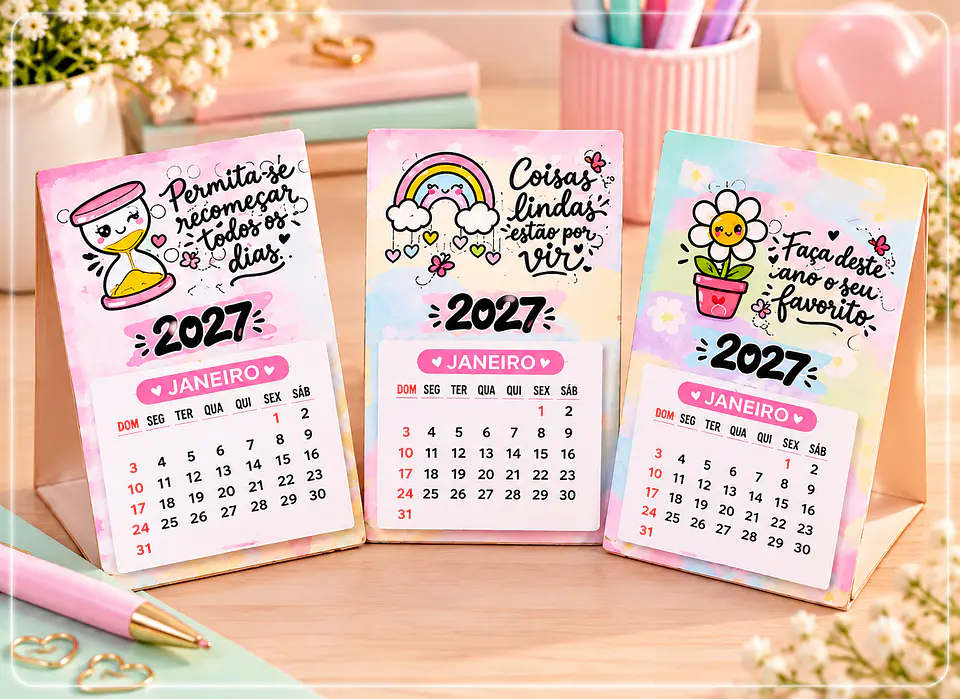 Arquivo de Corte Calendários Motivacionais 2 1