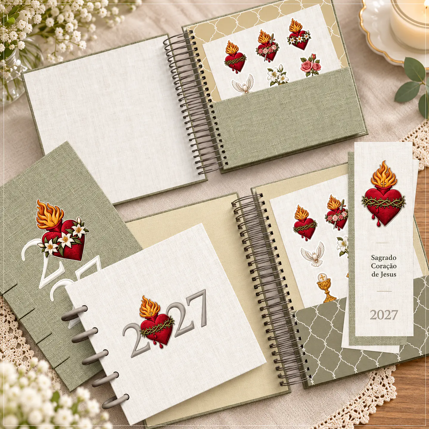 Encadernação - Capas Sagrado Coração 27 A5 Mini 1