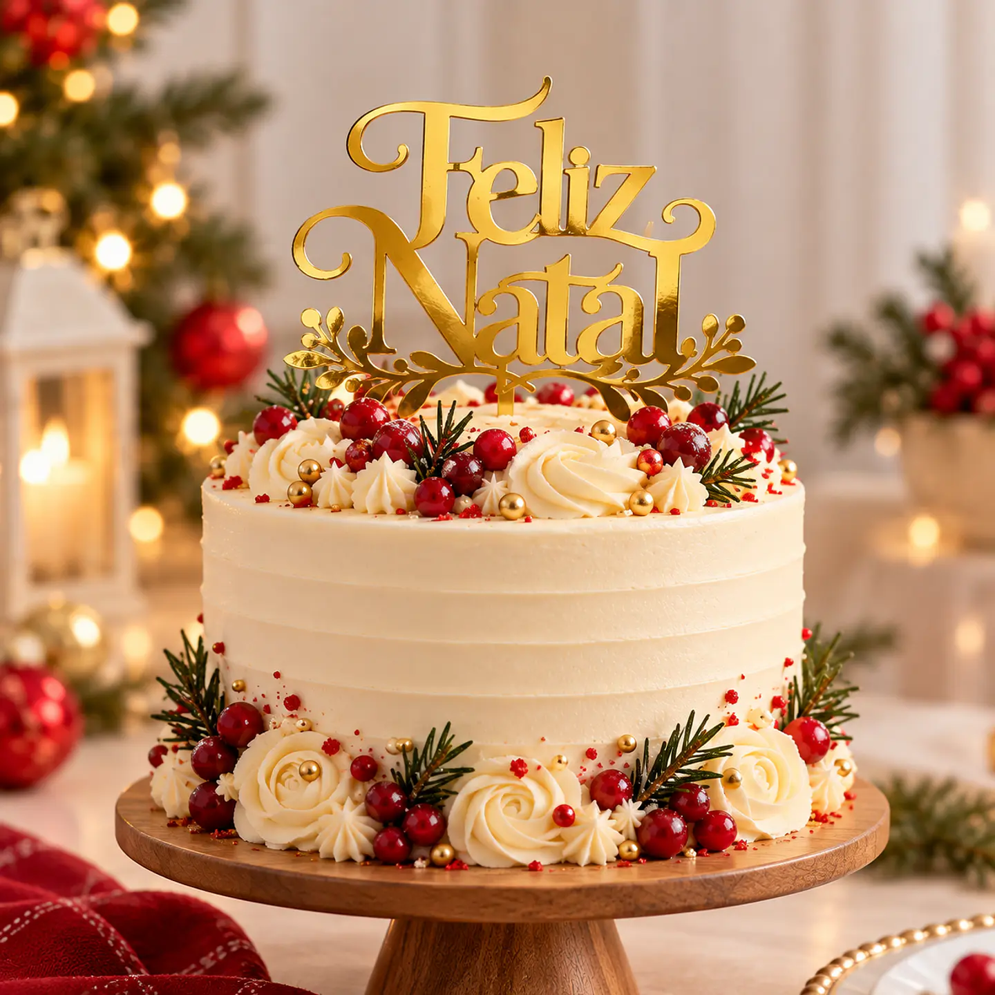 Arquivo de Corte Topo de Bolo Feliz Natal 7 1