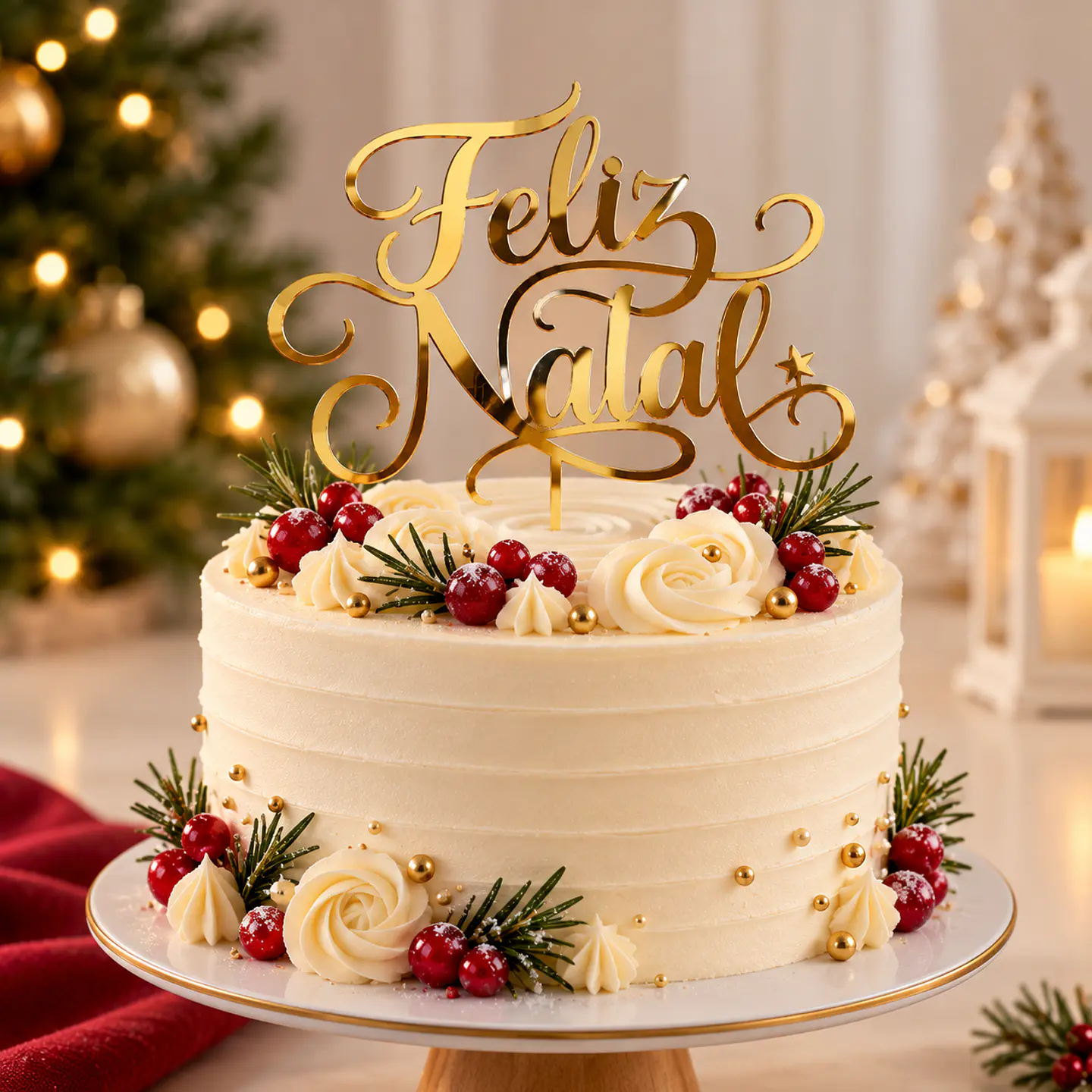 Arquivo de Corte Topo de Bolo Feliz Natal 10 1