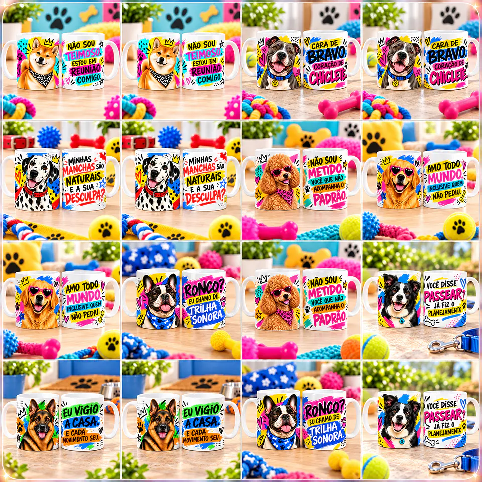 Sublimação - Canecas Pet Vol. 02 1
