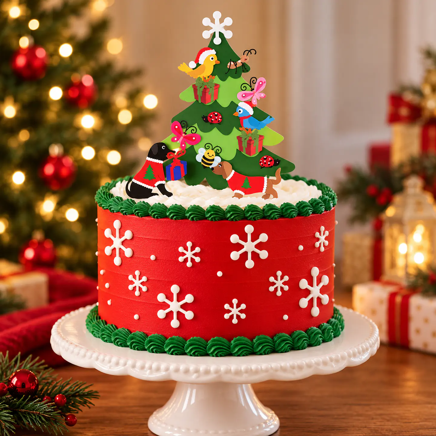 Arquivo de Corte Topo de Bolo Natal Árvore 7 1