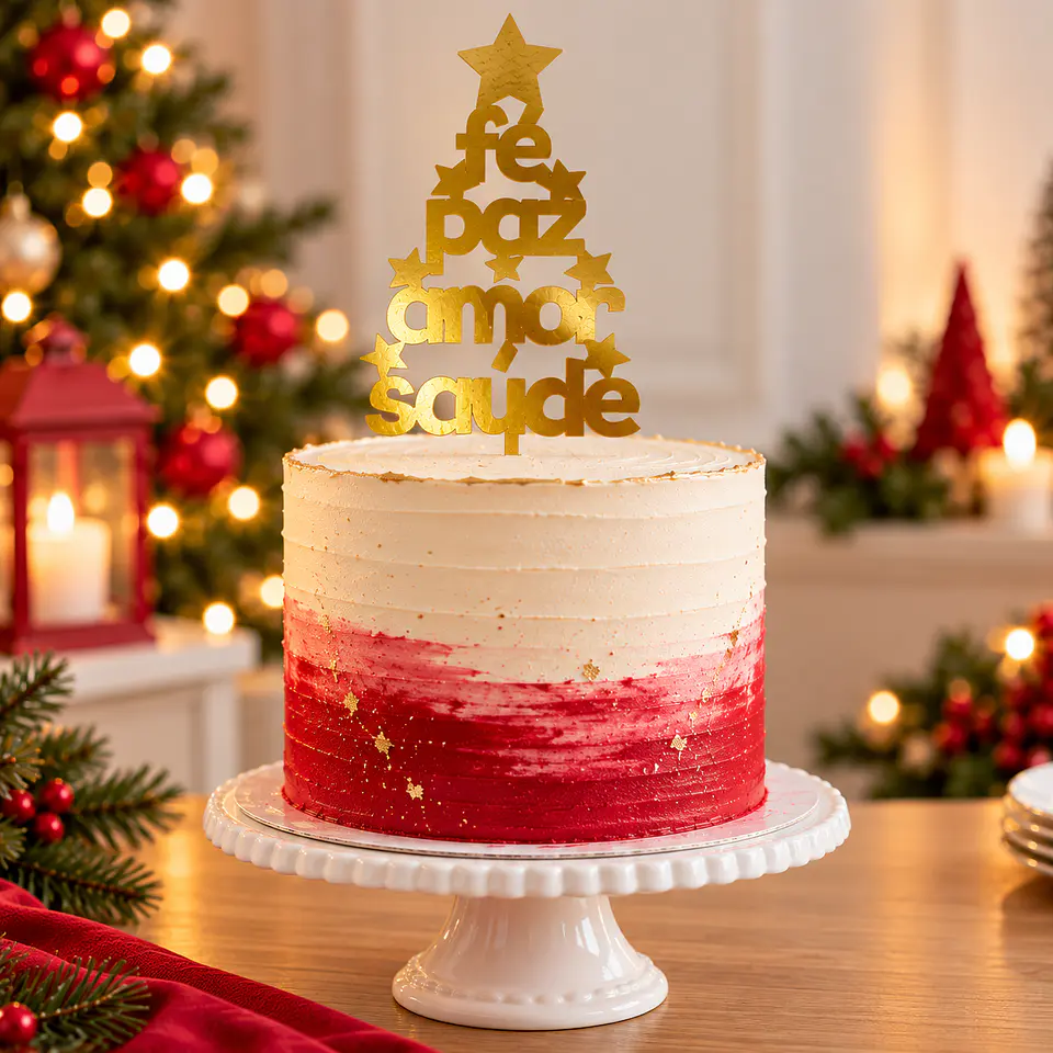 Arquivo de Corte Topo de Bolo Natal Árvore 2 1