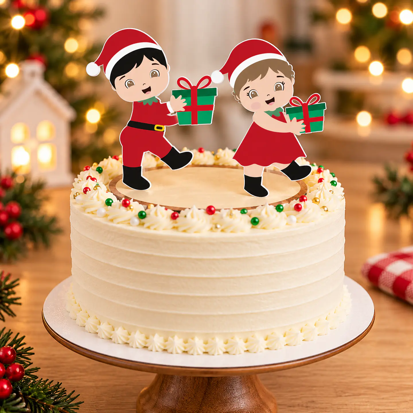 Arquivo de Corte Topo de Bolo Natal Bebê Criança 8 1