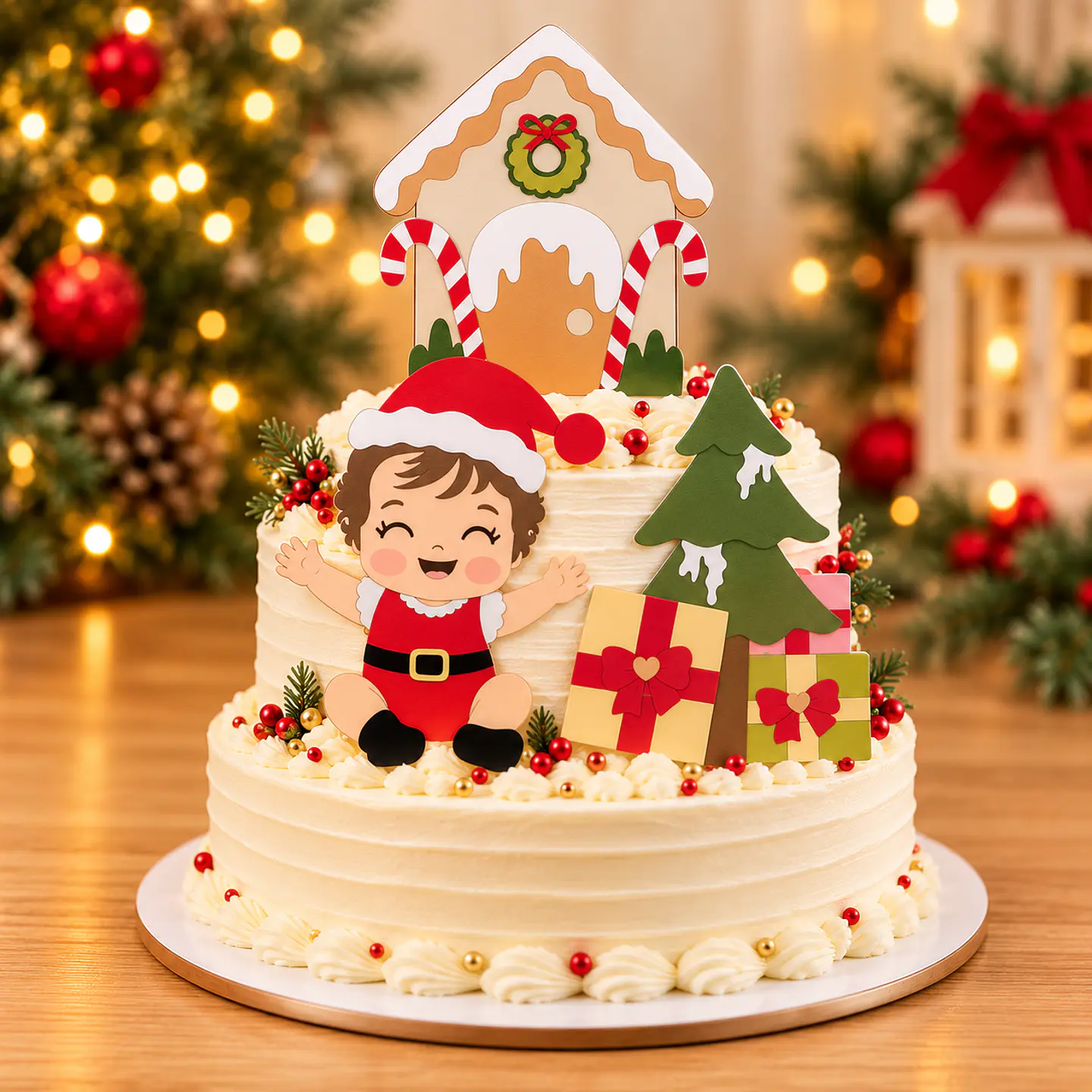 Arquivo de Corte Topo de Bolo Natal Bebê Criança 5 1