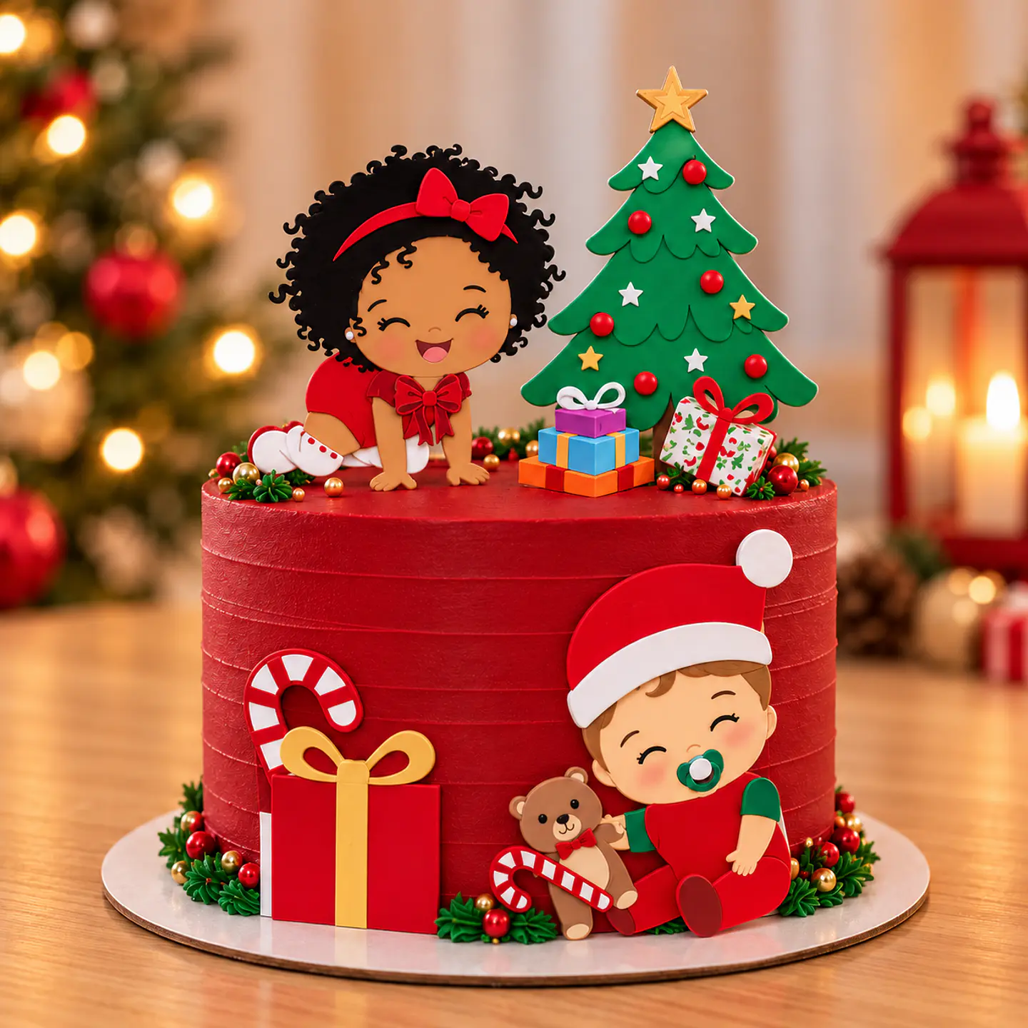 Arquivo de Corte Topo de Bolo Natal Bebê Criança 4 1