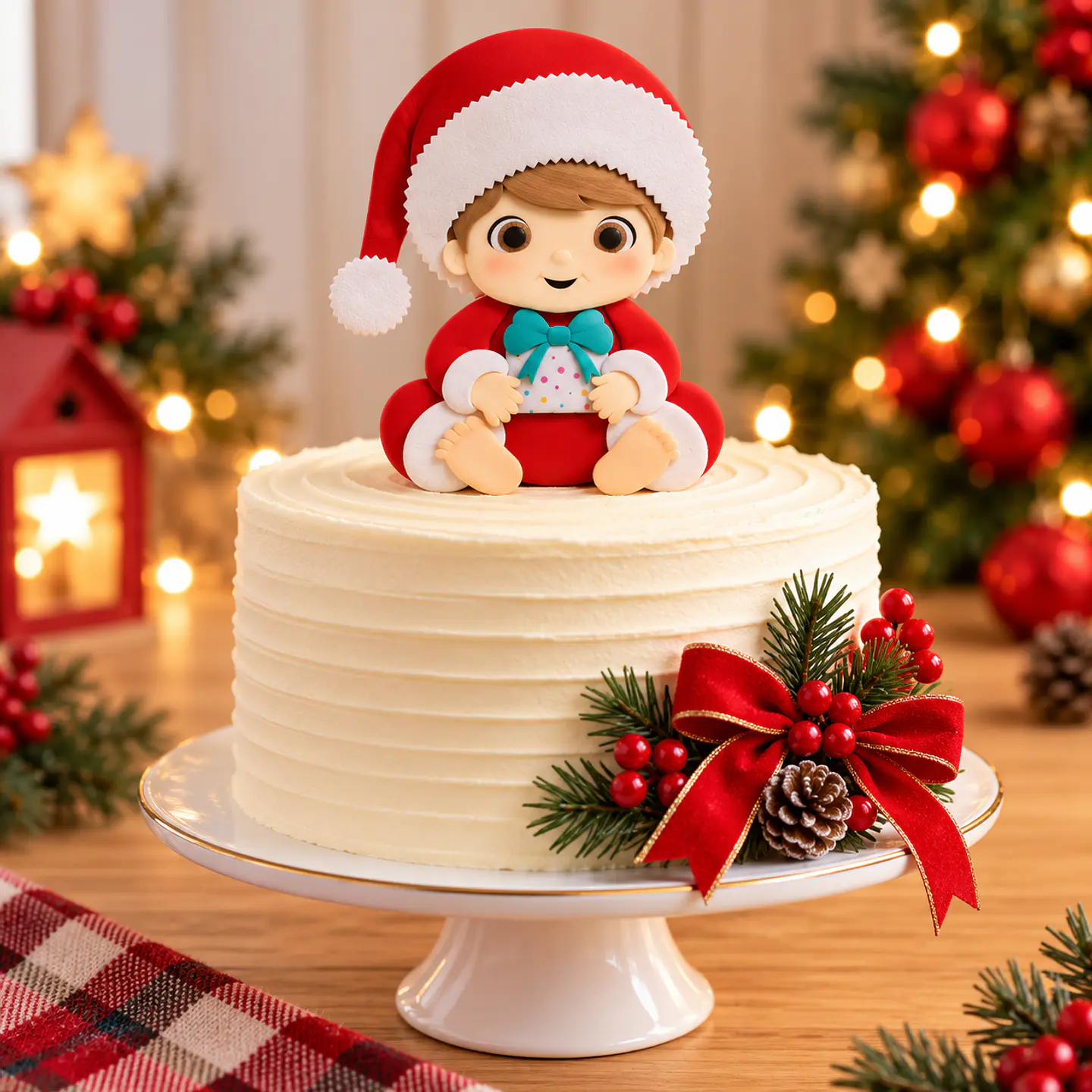 Arquivo de Corte Topo de Bolo Natal Bebê Criança Menino 22 1