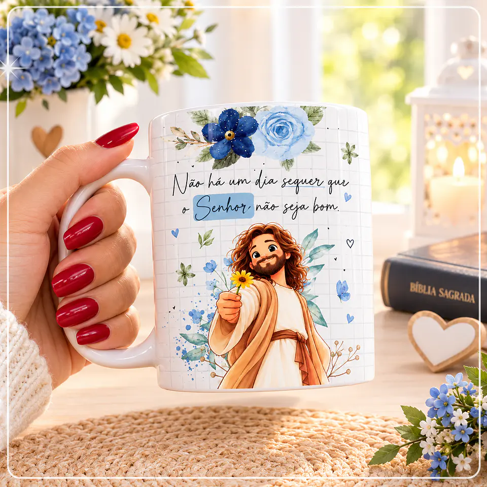Sublimação - Caneca O Senhor é Bom 1
