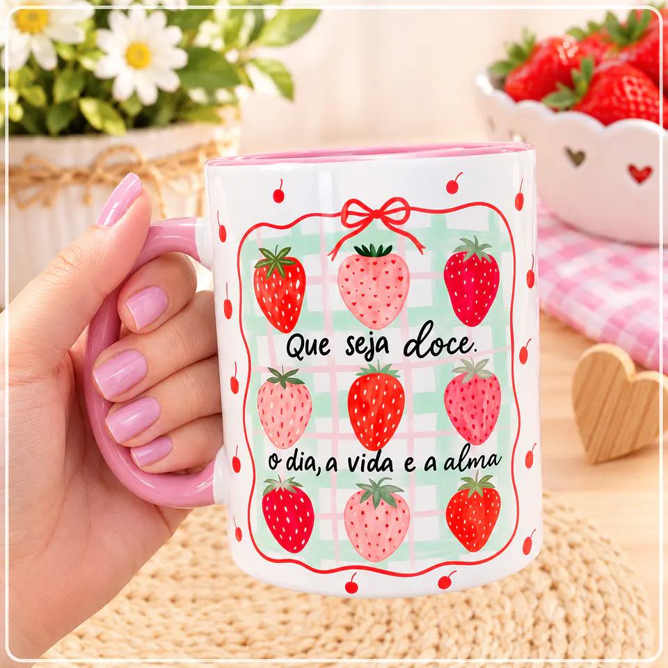Sublimação - Caneca Que Seja Doce o Dia 1