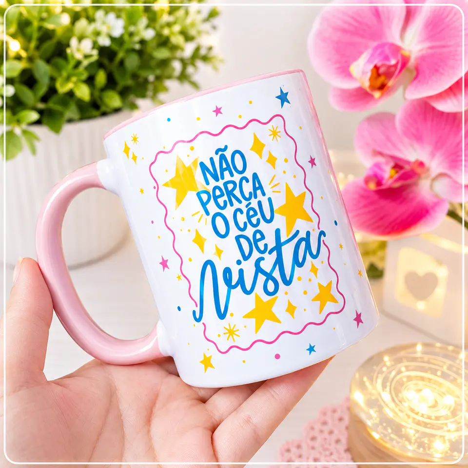 Sublimação - Caneca Não Perca o Céu de Vista 1
