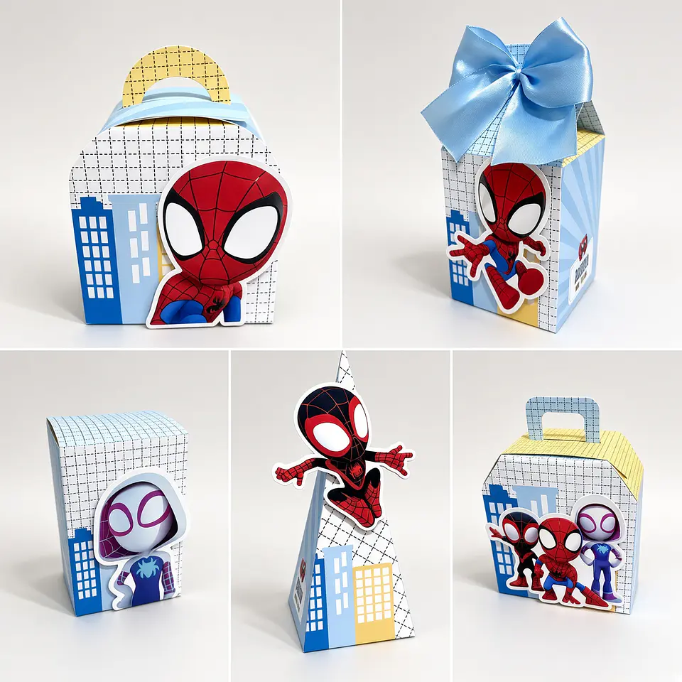 Arquivo de Corte Kit Festa Spidey e Amigos 2 1