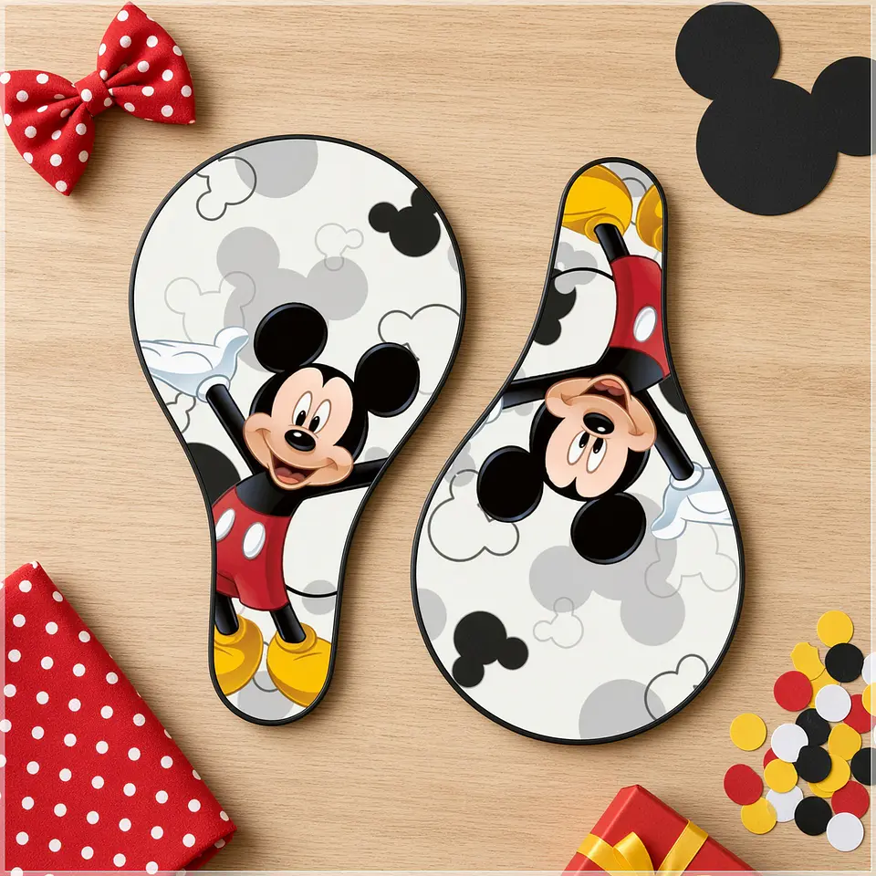Arquivo de Corte Adesivo Raquete Mickey 1