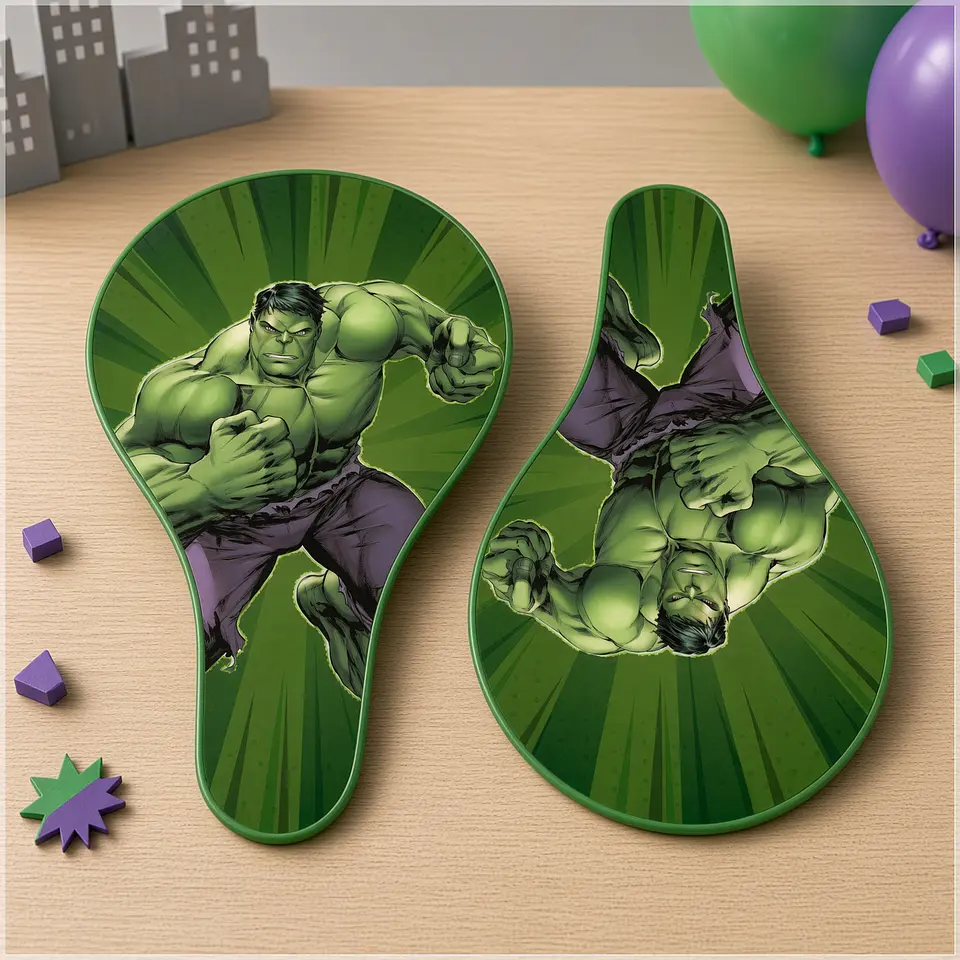 Arquivo de Corte Adesivo Raquete Hulk 1