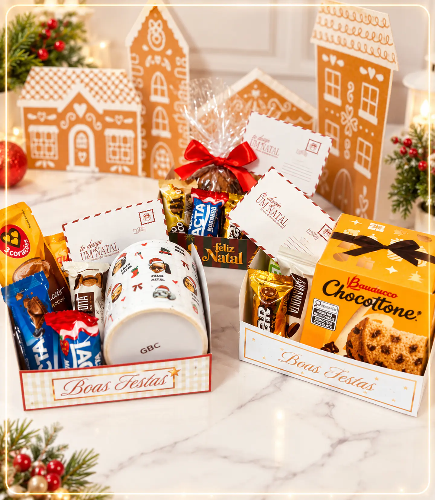 Arquivo de Corte - Mini Cesta de Natal 1