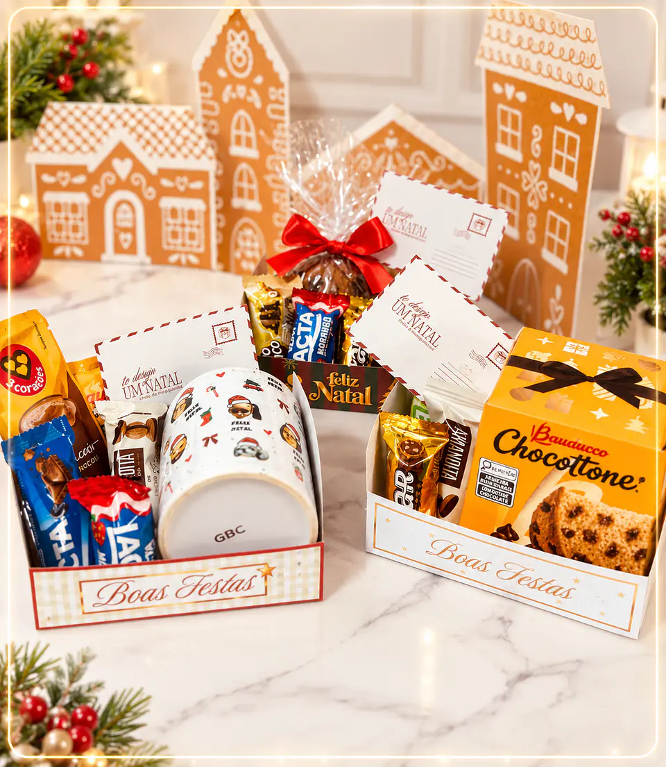 Arquivo de Corte - Mini Cesta de Natal 1