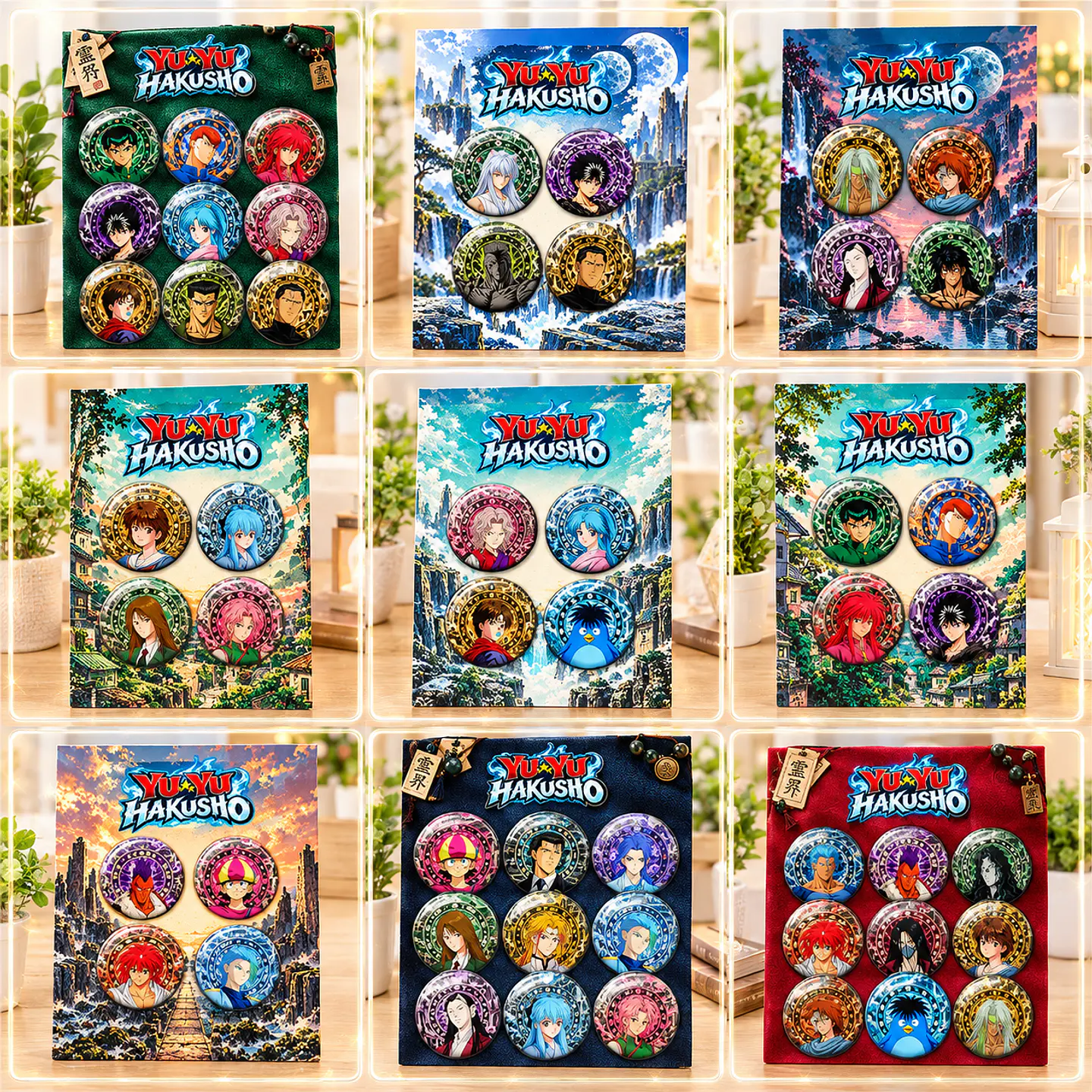 Arquivo de Corte Bottons Combo Yu Yu Hakusho 1