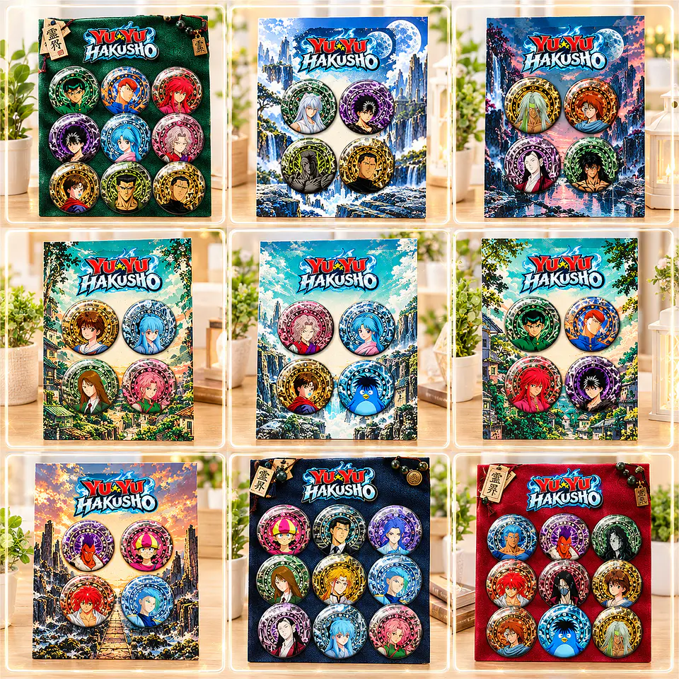 Arquivo de Corte Bottons Combo Yu Yu Hakusho 1