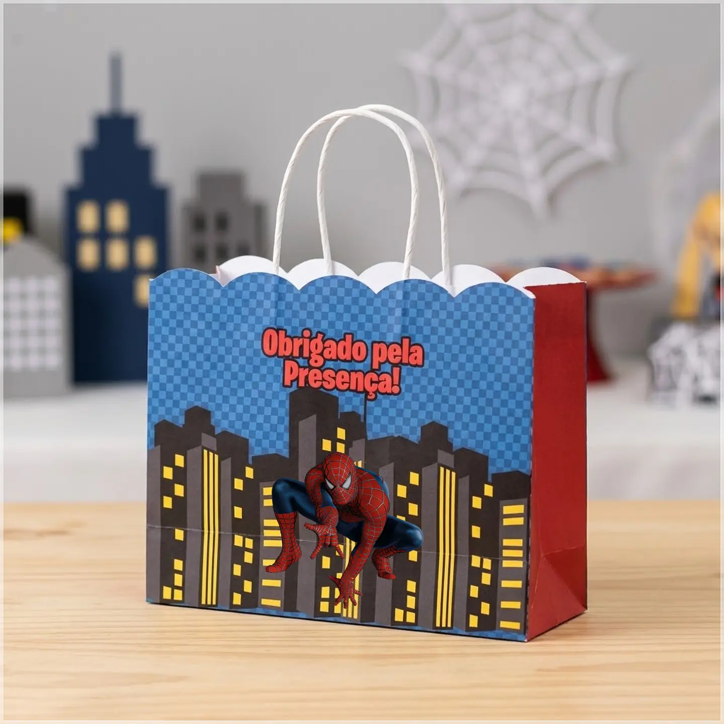 Arquivo de Corte Sacolinha Homem Aranha 13 1