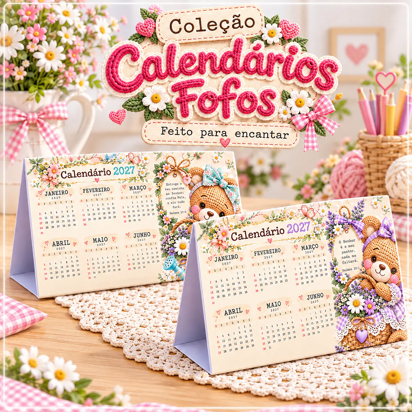 Encadernação - Calendários Fofos 27 1
