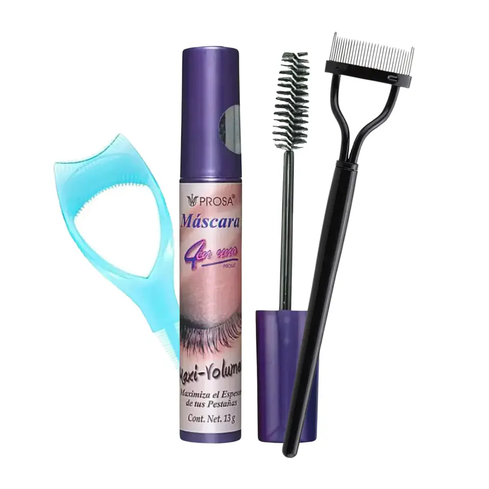 Pack Triple: Rímel Prosa Maxi-Volumen + Aplicador + Separador 1
